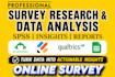 conduct survey research and provide customer insights and data analysis