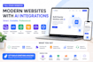 make full stack websites with ai integrations