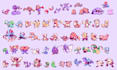 do custom fakemon pokemon style sprite, pixel art monster, trainer sprite sheet