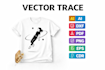 convert image to clean line art vector drawing