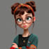make with cartoon art style illustration