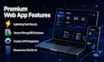 develop a custom web application with a high performance react nextjs frontend