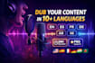 dub your videos in multiple languages professionally