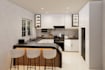 do kitchen 3d interior using sketchup and d5 rendering