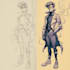 design a powerful superhero with comic style art design