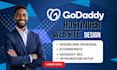 do professional godaddy website design and godaddy redesign landing page clone