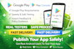 provide real testers for your google play app launch