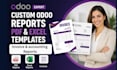 design and customize odoo reports pdf excel invoices and accounting template