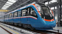 create high quality 3d train model, train station, railway, metro render