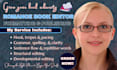 copy edit romance, epic fantasy, format suspense, thriller developmental editor