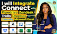 integrate connect pipedrive zendesk trello dropbox calendly microsoft excel