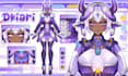 design and rig female nsfw vtuber live2d vtuber model rigging vtuber commission