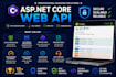 build asp net core web api, rest api, jwt auth and sql server backend