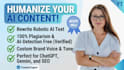 rewrite ai generated check plagiarism and humanize chatgpt