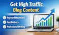 write SEO blog posts and articles that rank on google