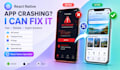 debug and fix react native app errors and crashes