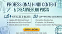 do professional hindi content writing and blog posts