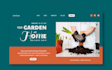 design landscaping website lawn maintenance website gardening planting website