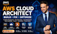 be your AWS cloud architect to build, fix optimize cloud infrastructure app