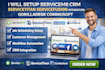 setup servicem8 crm servicetitan servicefusion integration gorilladesk commusoft