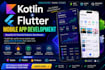 develop a professional android app using flutter