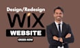 wix website design wix website redesign wix expert modern website
