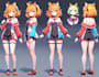 create, rig vtuber model in live2d, vrchat avatar vtuber avatar vtuber character