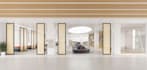 refresh 3d cafe restaurant,public space interior, cgi book store,lounge render