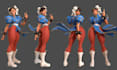 sculpt an expressive stylised 3d character model