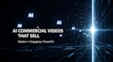 create a stunning commercial video using ai generated visuals