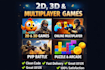 develop a high quality mobile game app, multiplayer game, and game ui design