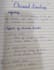 handwrite letters, assignments and notes