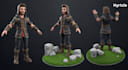 create custom hytale 3d models, assets, and game characters