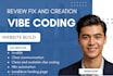 be your vibe  coding expert using base44, v0 and  apps using lovable