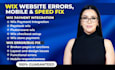 speed up your wix website and improve wix loading time