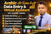 do fast and accurate data entry, copy paste, web research