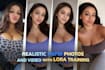 train realistic lora for ai influencer model