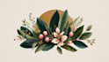 design a hand drawn botanical boho logo