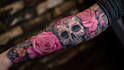 create a tattoo design of tattoo sleeve