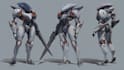 draw or design mechs robots concepts