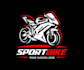 create a unique motorbike logo with premium style