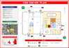 design emergency evacuation plan and fire escape map