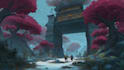 hand paint environment art