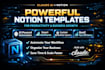 create a claude ai powered notion template workspace for any niche