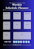 design printable planner, daily weekly custom canva