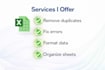 clean messy excel data and remove duplicates professionally