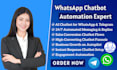 create manychat whatsapp telegram chatbot and gohighlevel automation