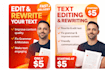 rewrite your text manually and professionally