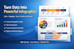 design professional infographic for data visualization and marketing