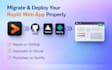 migrate replit web app to github vercel netlify replit web app transfer